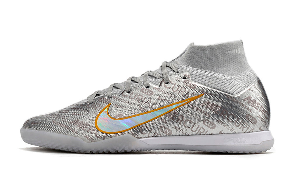 Chuteira Futsal Air Zoom Mercurial Superfly 9 Elite IC Prata