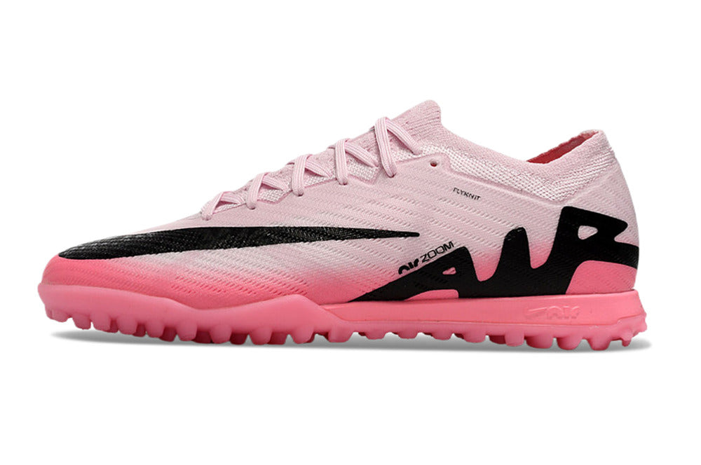 Chuteira Society Air Zoom Mercurial Vapor 15 TF Rosa e Preto