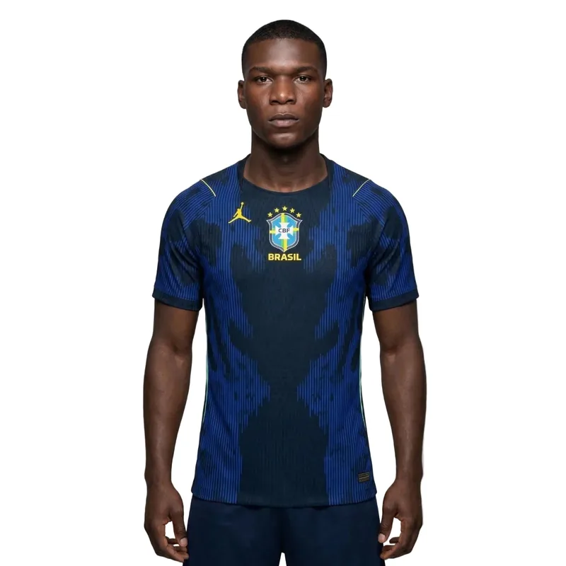 Camisa Brasil Away 2026 Jogador - Azul
