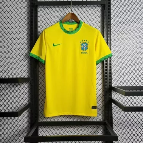 Camisa Brasil Home 20/21 Torcedor Nike - Amarela
