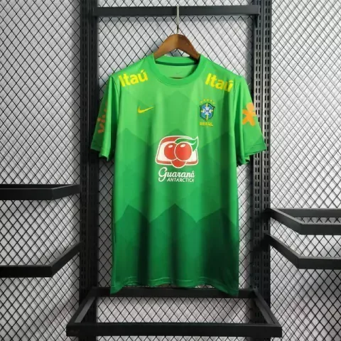 Camisa Brasil Training Suit 22/23 Nike - Verde - Torcedor