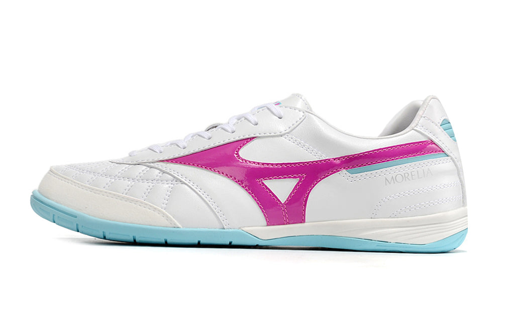 Chuteira Futsal Morelia Sala IC Branca, Rosa e Azul