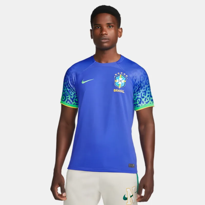 Camisa Seleção Brasileira II 2022 Torcedor Masculina - Azul