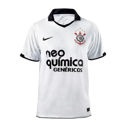 Camisa Corinthians Home 2011 Retrô - Branca - Torcedor
