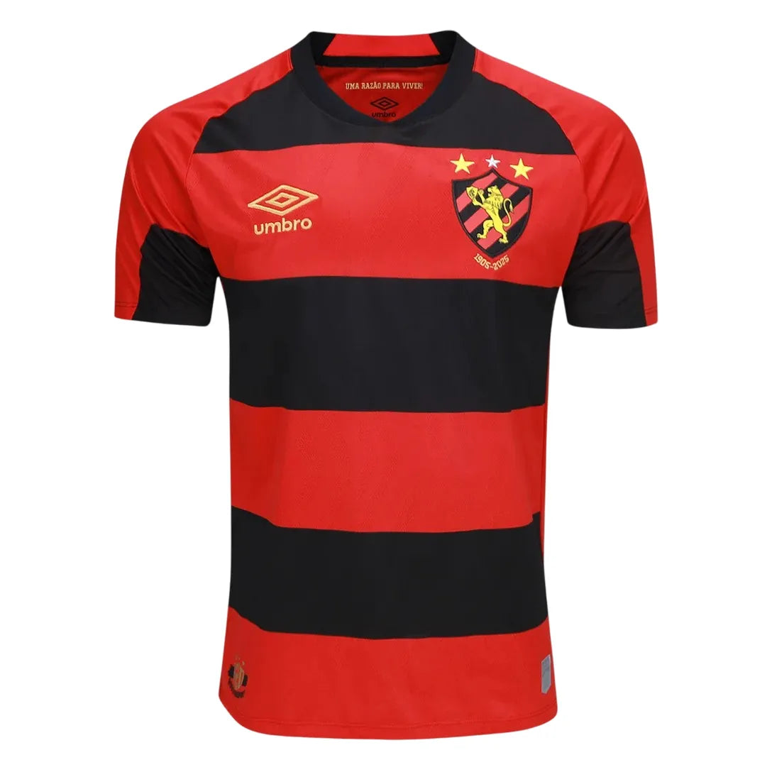 Camisa Sport Home 25/26 - Vermelha e Preta - Torcedor