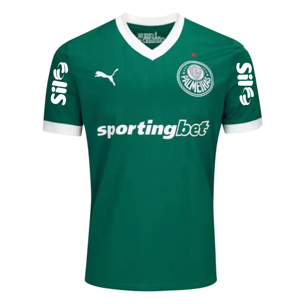 Camisa Palmeiras Home 25/26 - Verde C/ Patrocínios - Torcedor
