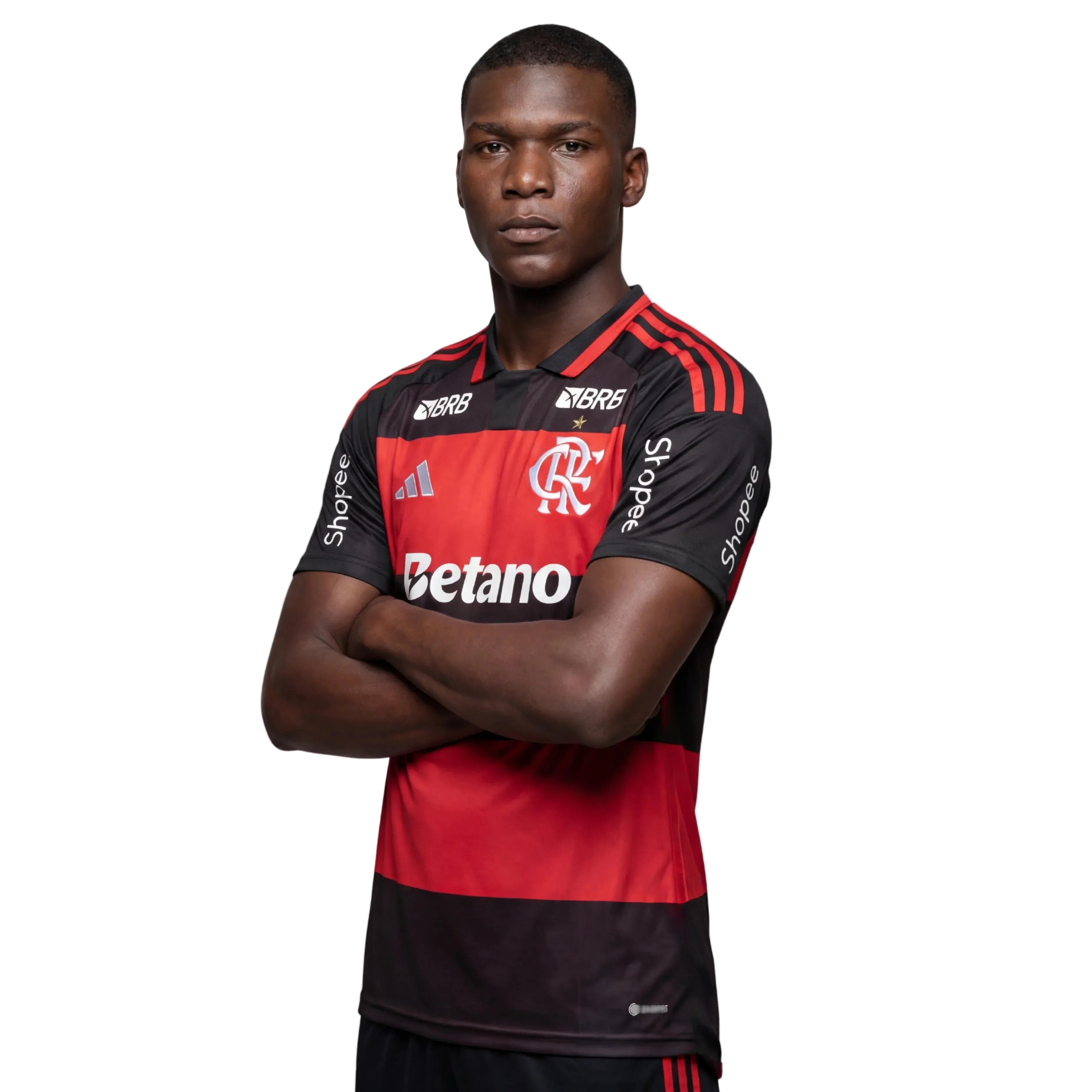 Camisa Flamengo Home 26/27 - Preta e Vermelha C/ Patrocínio - Torcedor