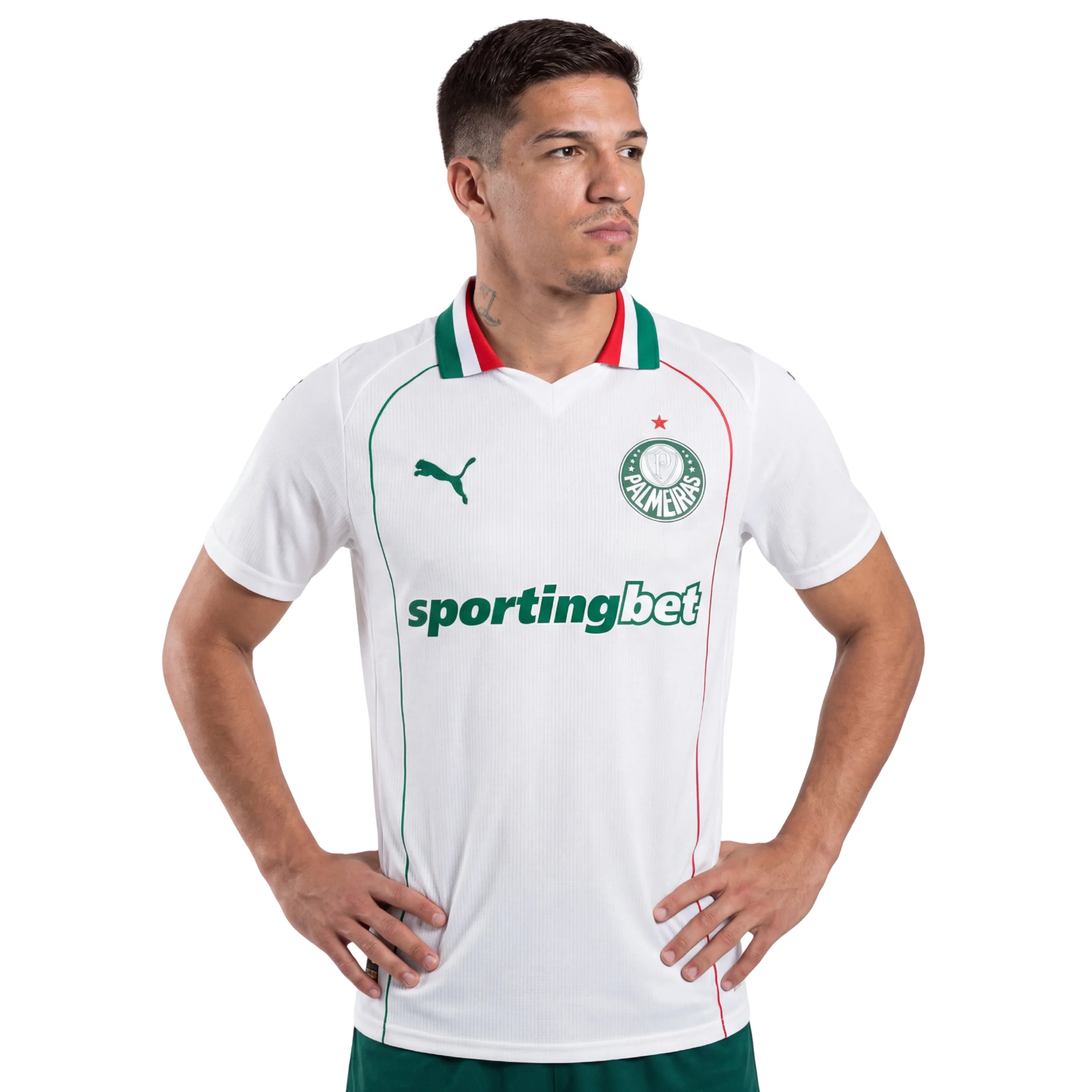 Camisa Palmeiras Away 26/27 Jogador - Branca