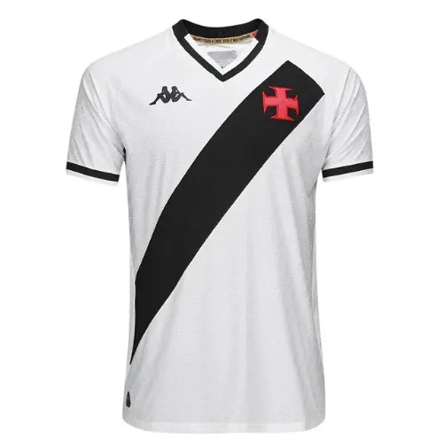 Camisa Vasco Away 25/26 - Branca e Preta - Torcedor