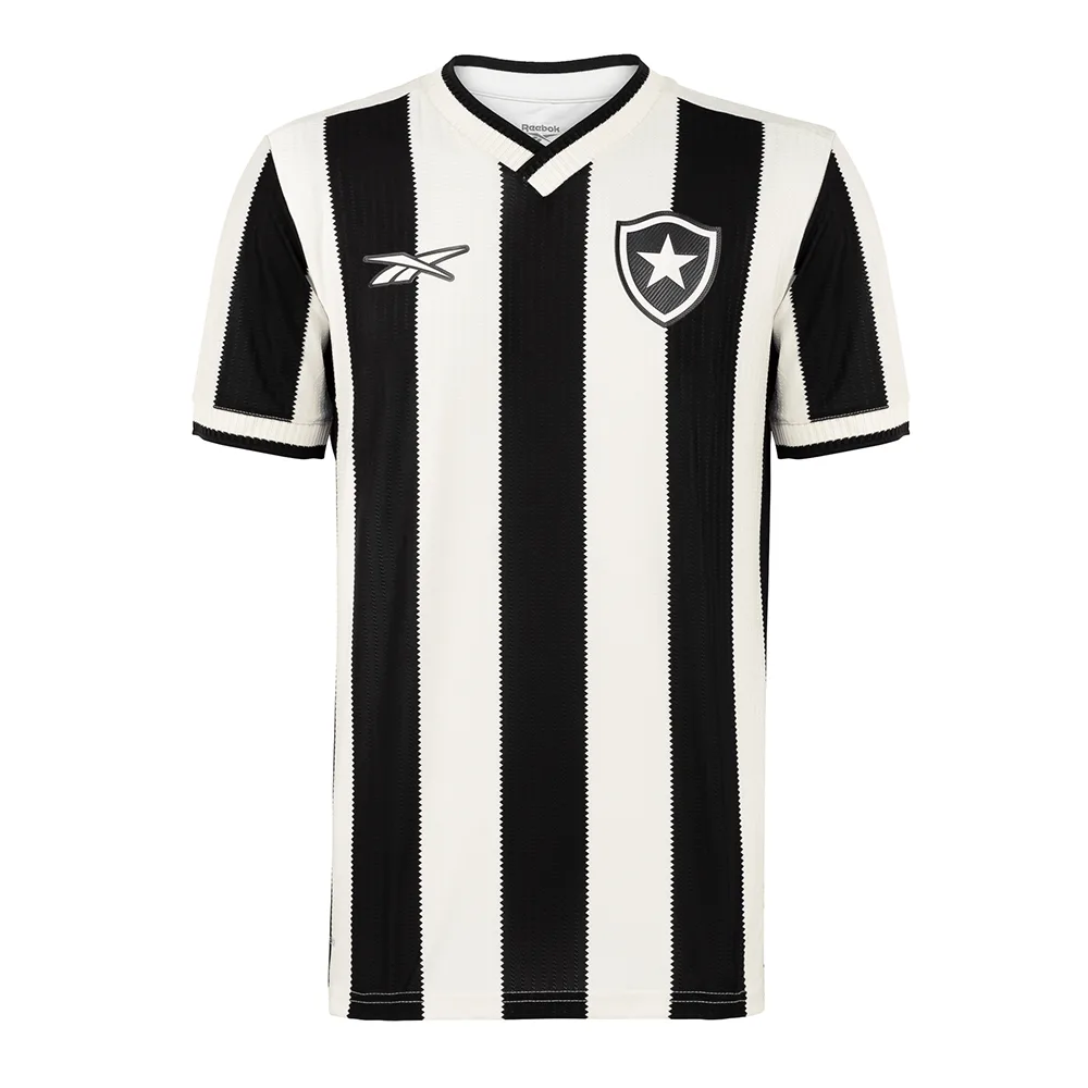 Camisa Botafogo Home 24/25 - Preta e Branca - Torcedor