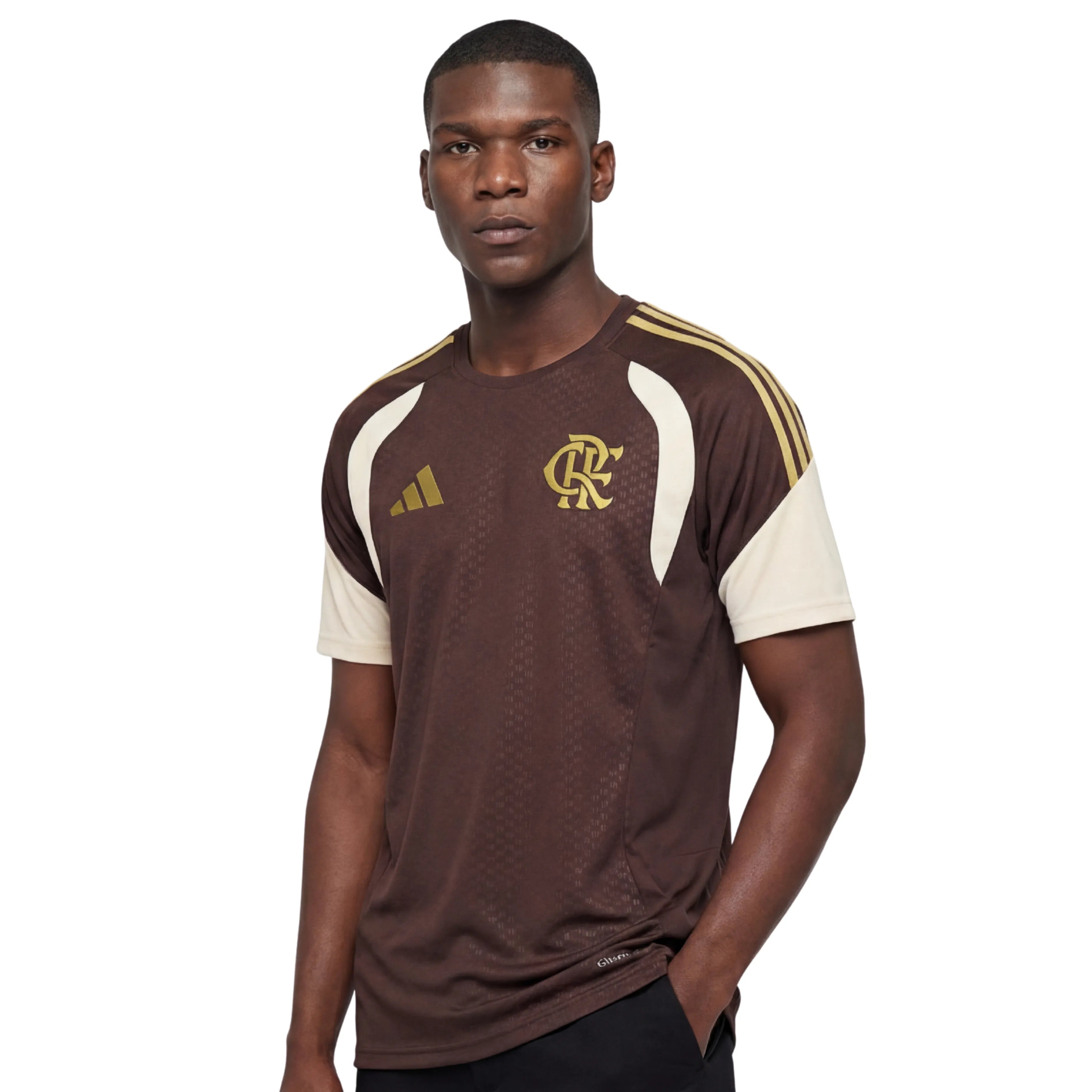 Camisa Flamengo Treino 26/27 - Marrom - Torcedor