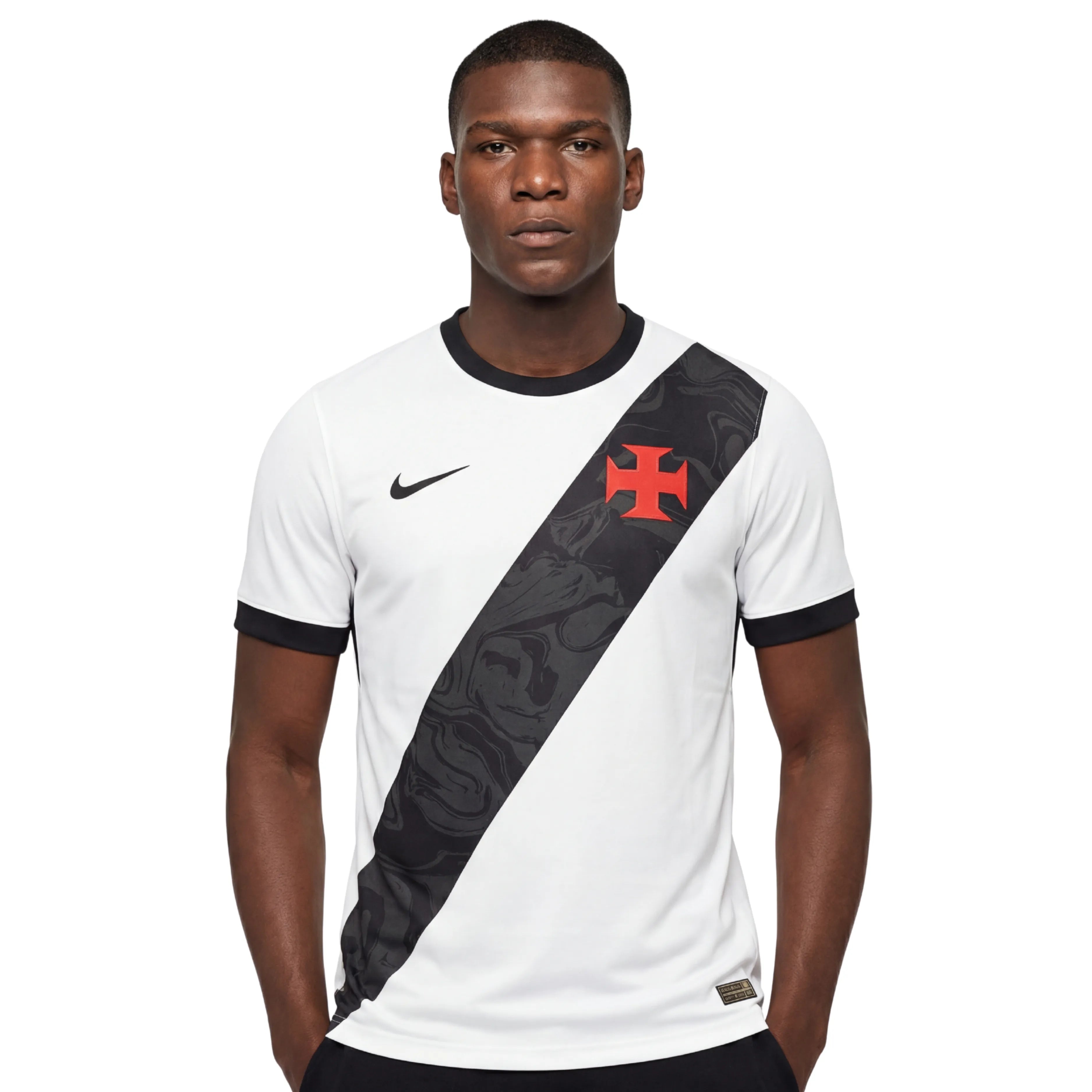 Camisa Vasco Away 26/27 - Branca e Preta - Torcedor