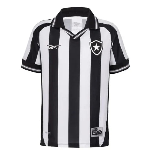Camisa Botafogo Home 25/26 - Preta e Branca - Torcedor