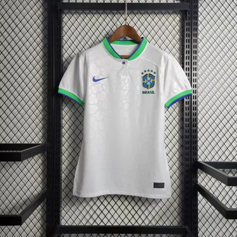 Camisa Seleção Brasileira Concept 22/23 Feminina - Branca - Torcedor