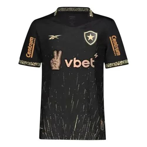 Camisa Botafogo Away 24/25 - Preta - C/ Patrocínio vBet - Torcedor
