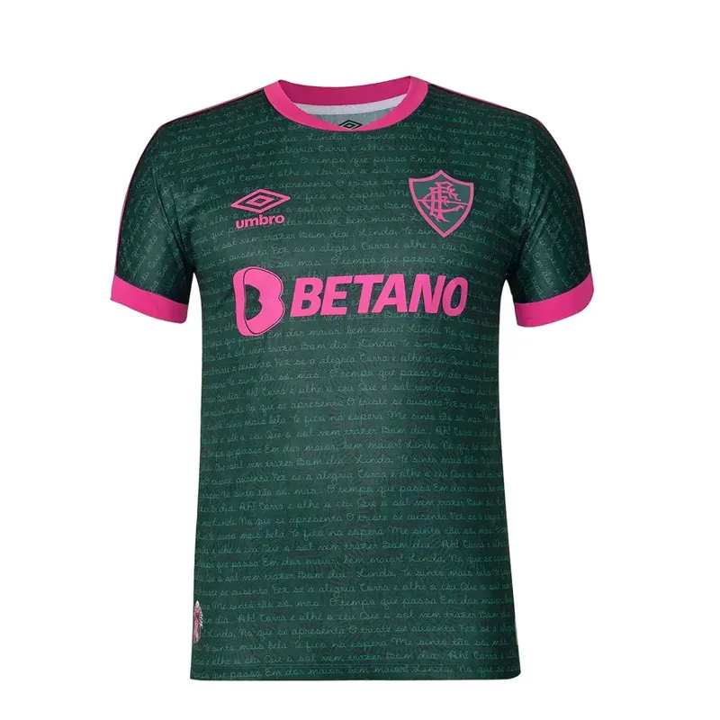 Camisa Fluminense Third 23/24 - Verde e Rosa - Torcedor