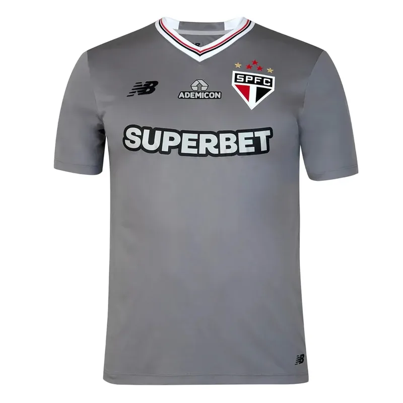 Camiseta SPFC Grey Day 25/26 - Cinza - Torcedor