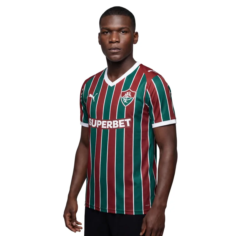 Camisa Fluminense Home 26/27 - Vinho e Verde - Torcedor