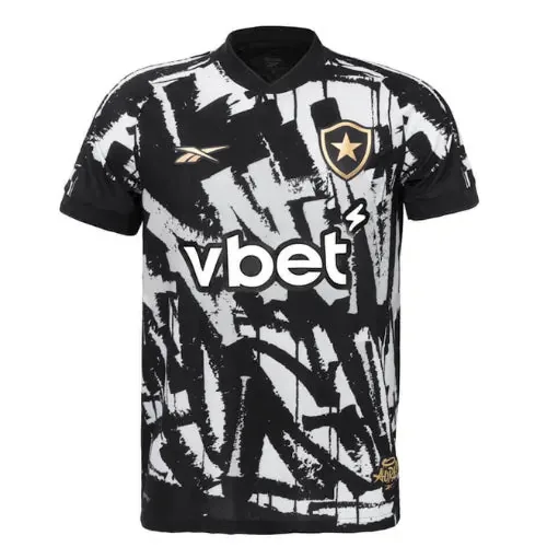 Camisa Botafogo 4th 25/26 - Preta e Branca - Torcedor