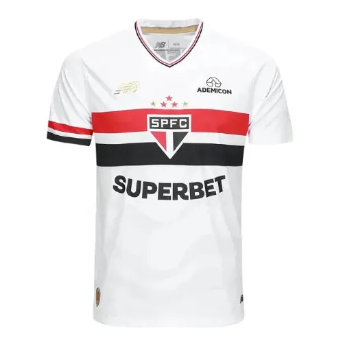 Camisa SPFC Home 25/26 - Branca - Torcedor